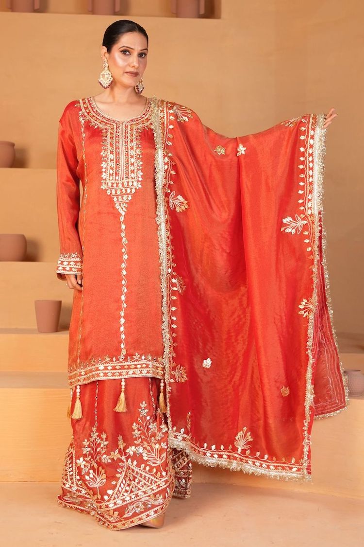 Rudra Rani Sharara Set