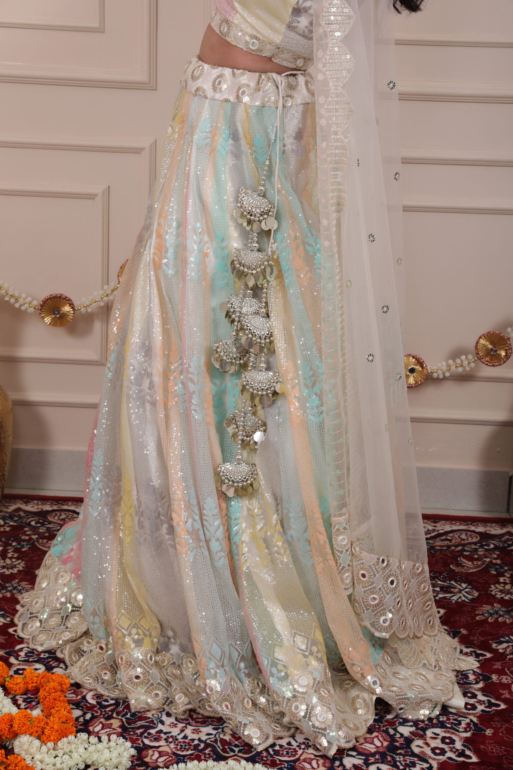Sunshine Radiance Multicolor Lehenga