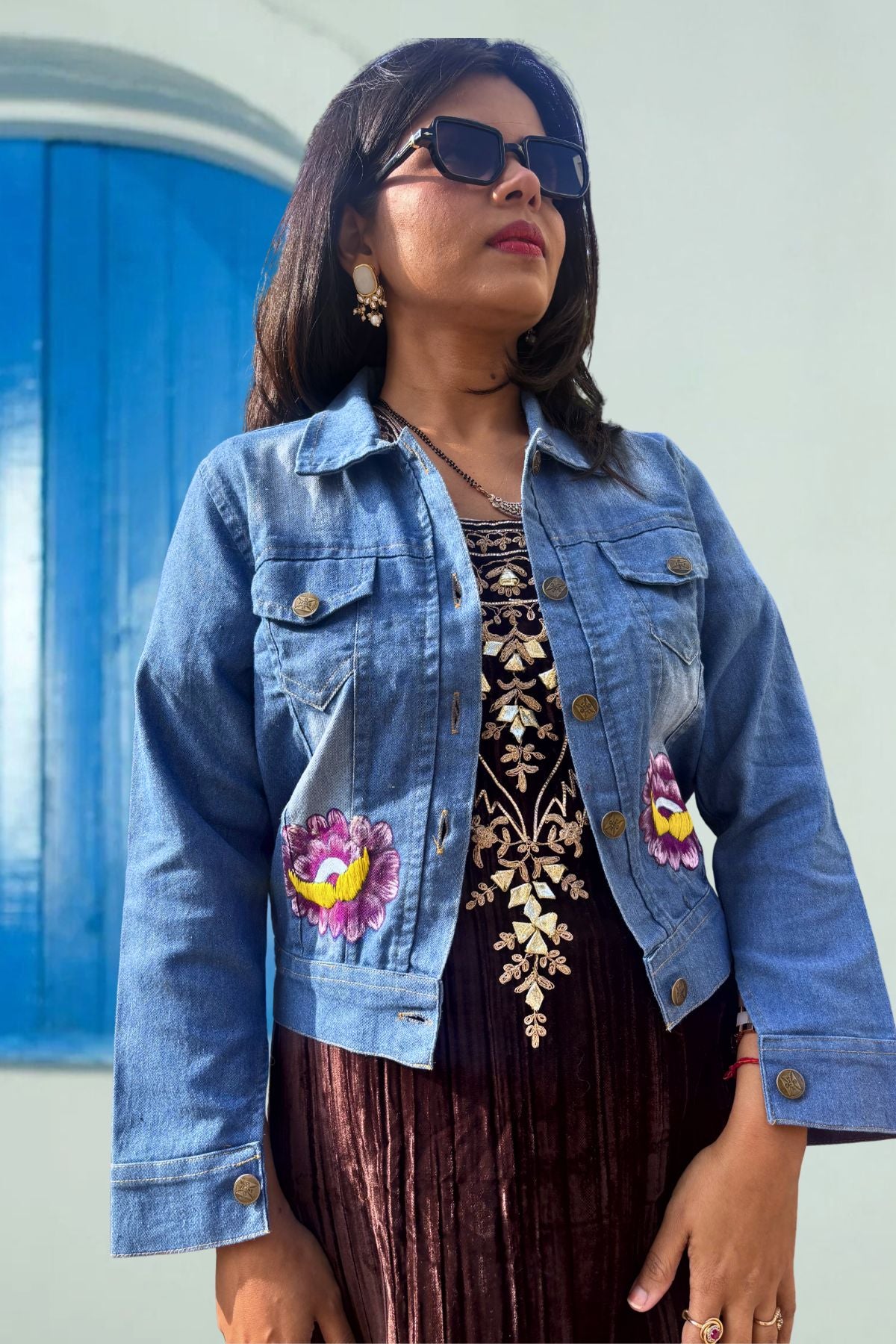 Wildflower Denim Jacket