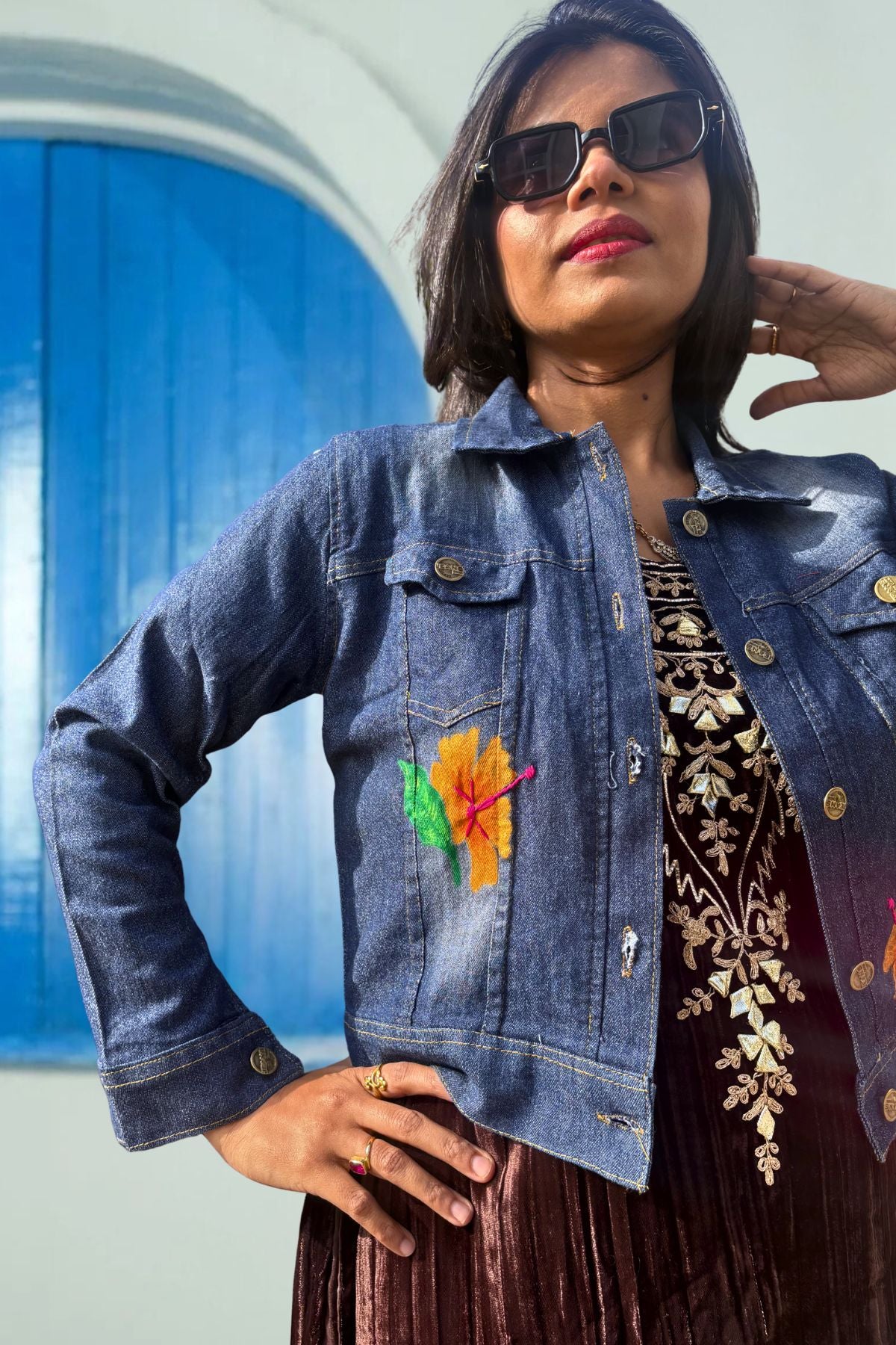 Flamingo Denim Jacket