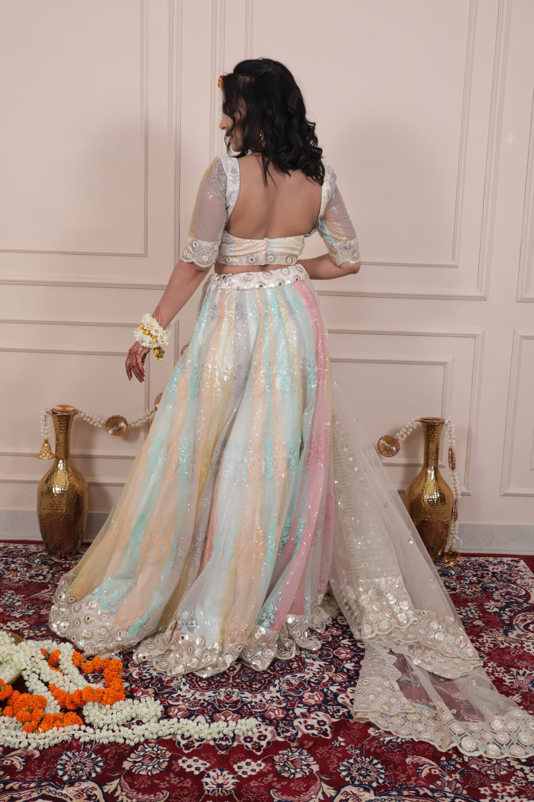 Sunshine Radiance Multicolor Lehenga