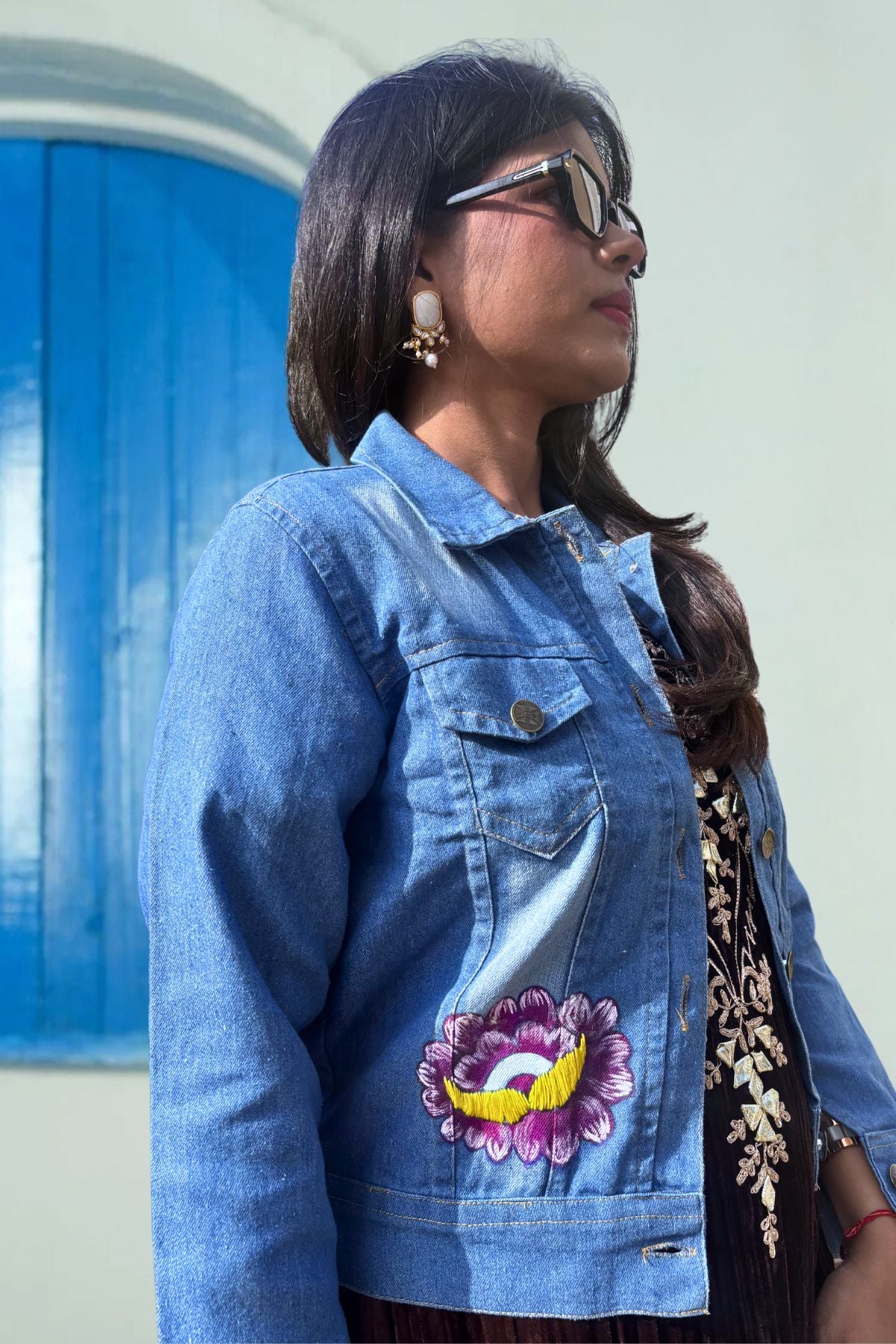 Wildflower Denim Jacket
