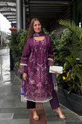 Gulrukh - Minty Jamun Lawn Suit Set