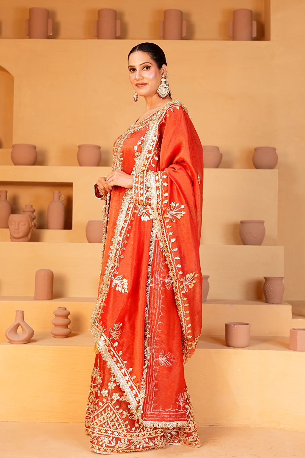 Rudra Rani Sharara Set