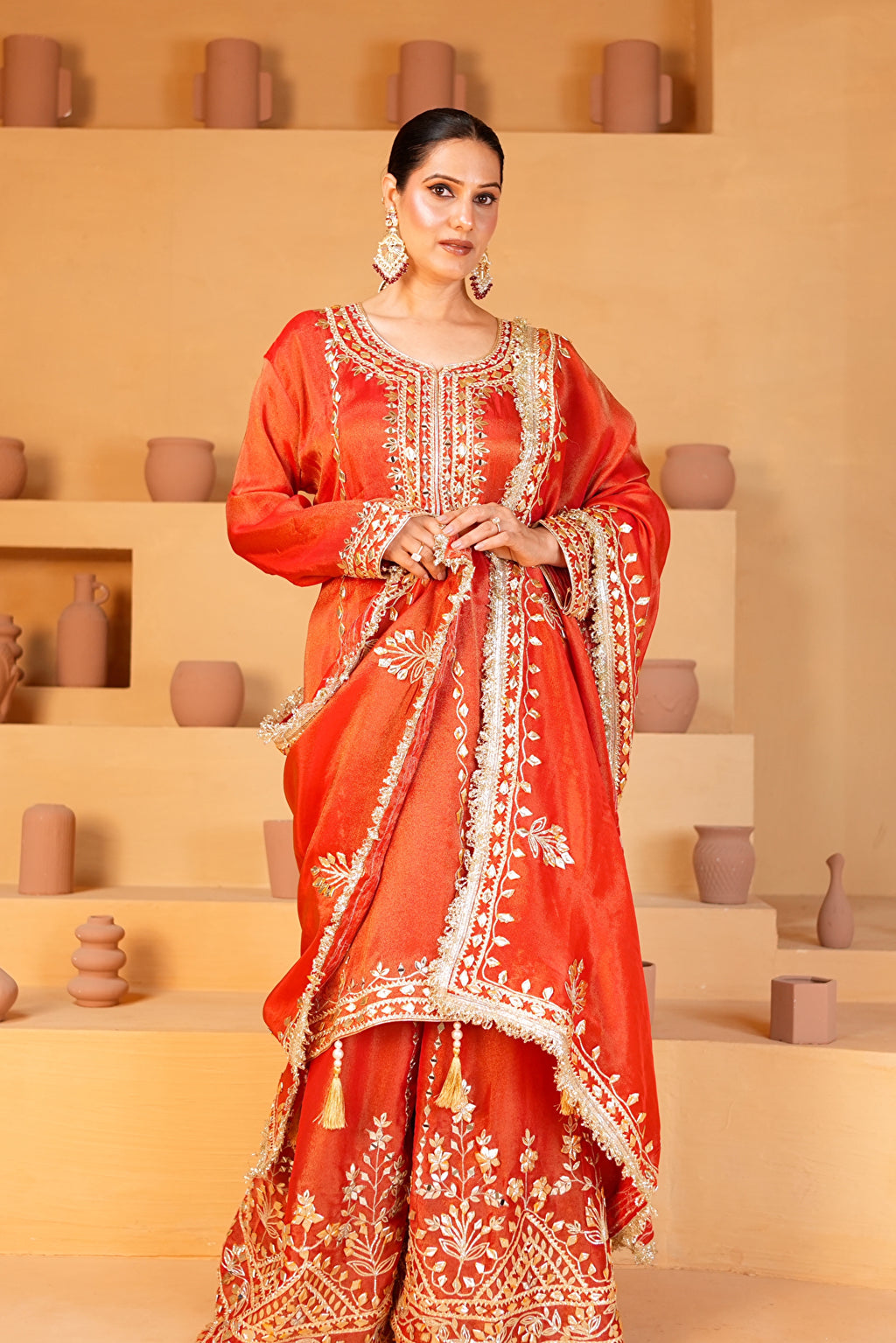 Rudra Rani Sharara Set