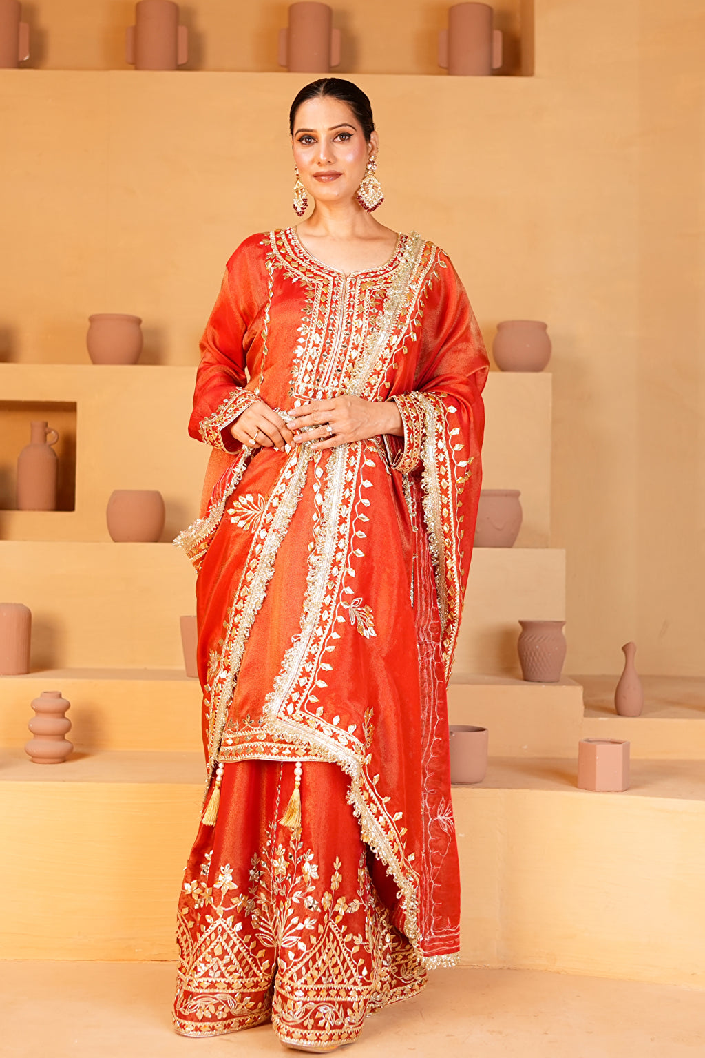 Rudra Rani Sharara Set