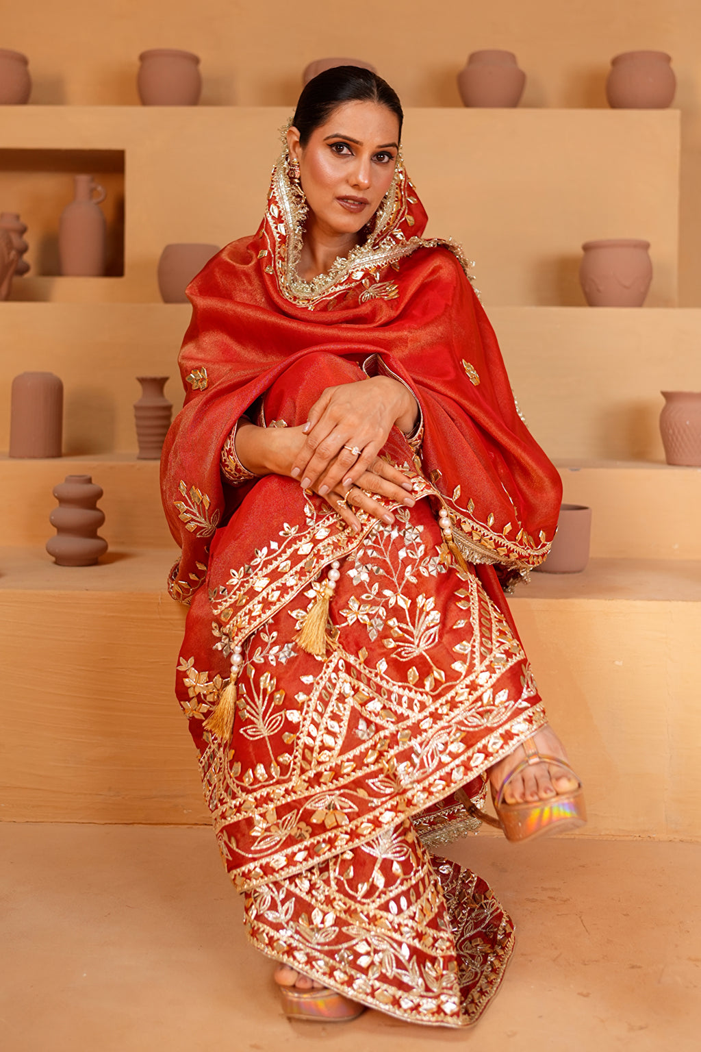 Rudra Rani Sharara Set