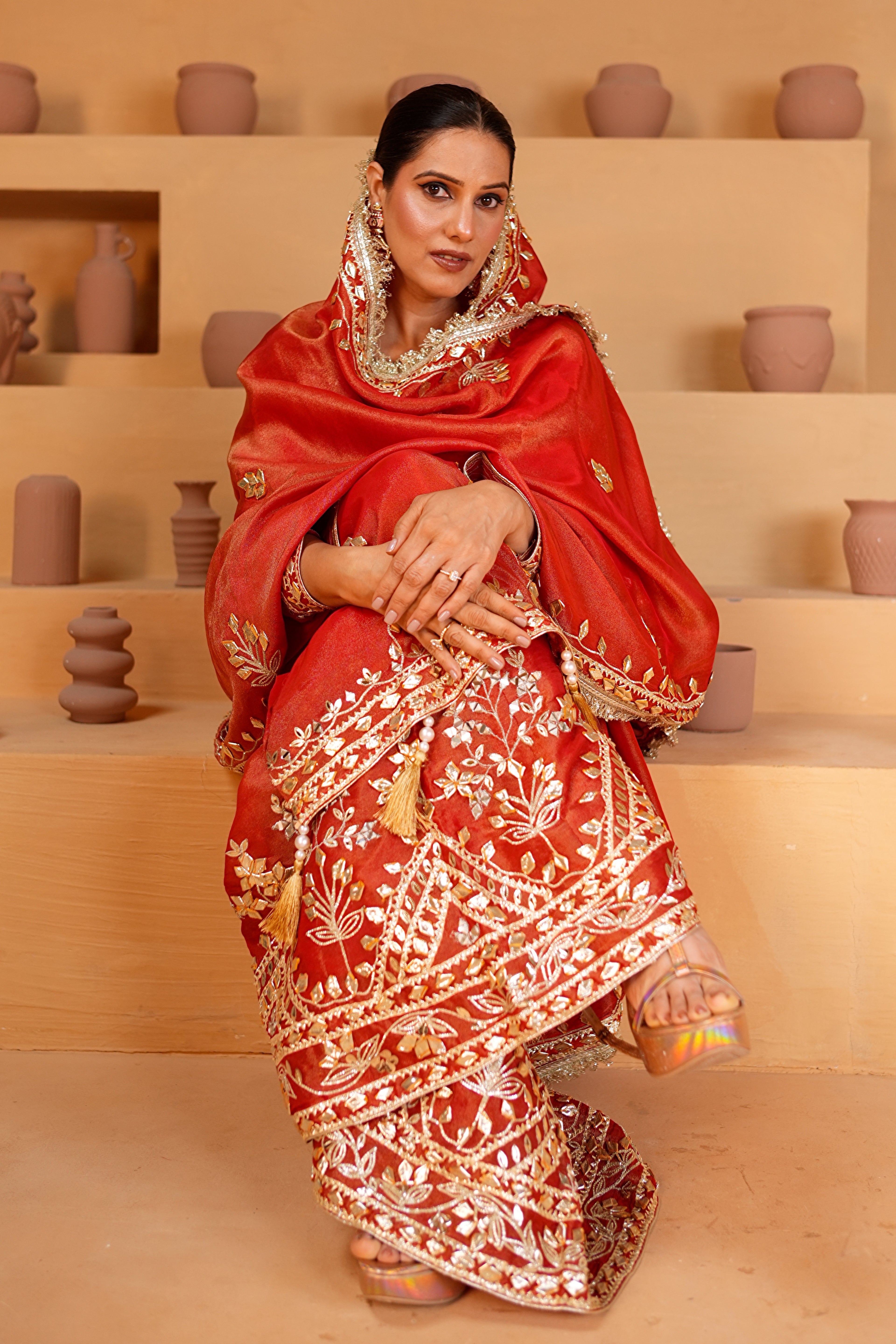 Rudra Rani Sharara Set
