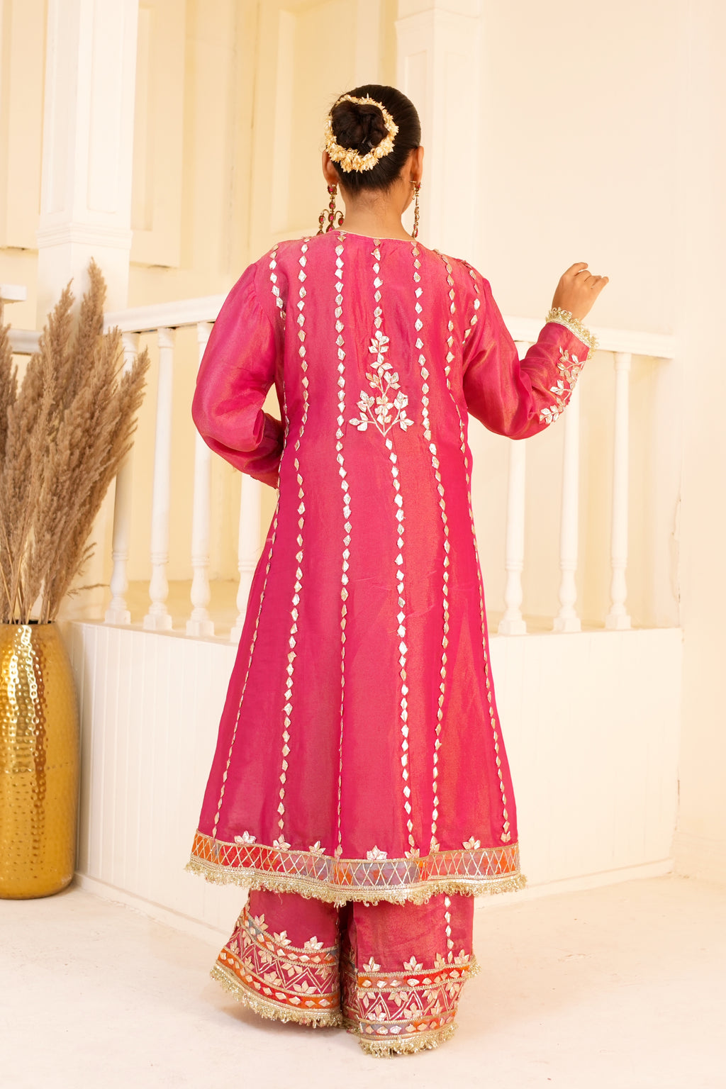 Noor-E-Gulaabi Sharara Set