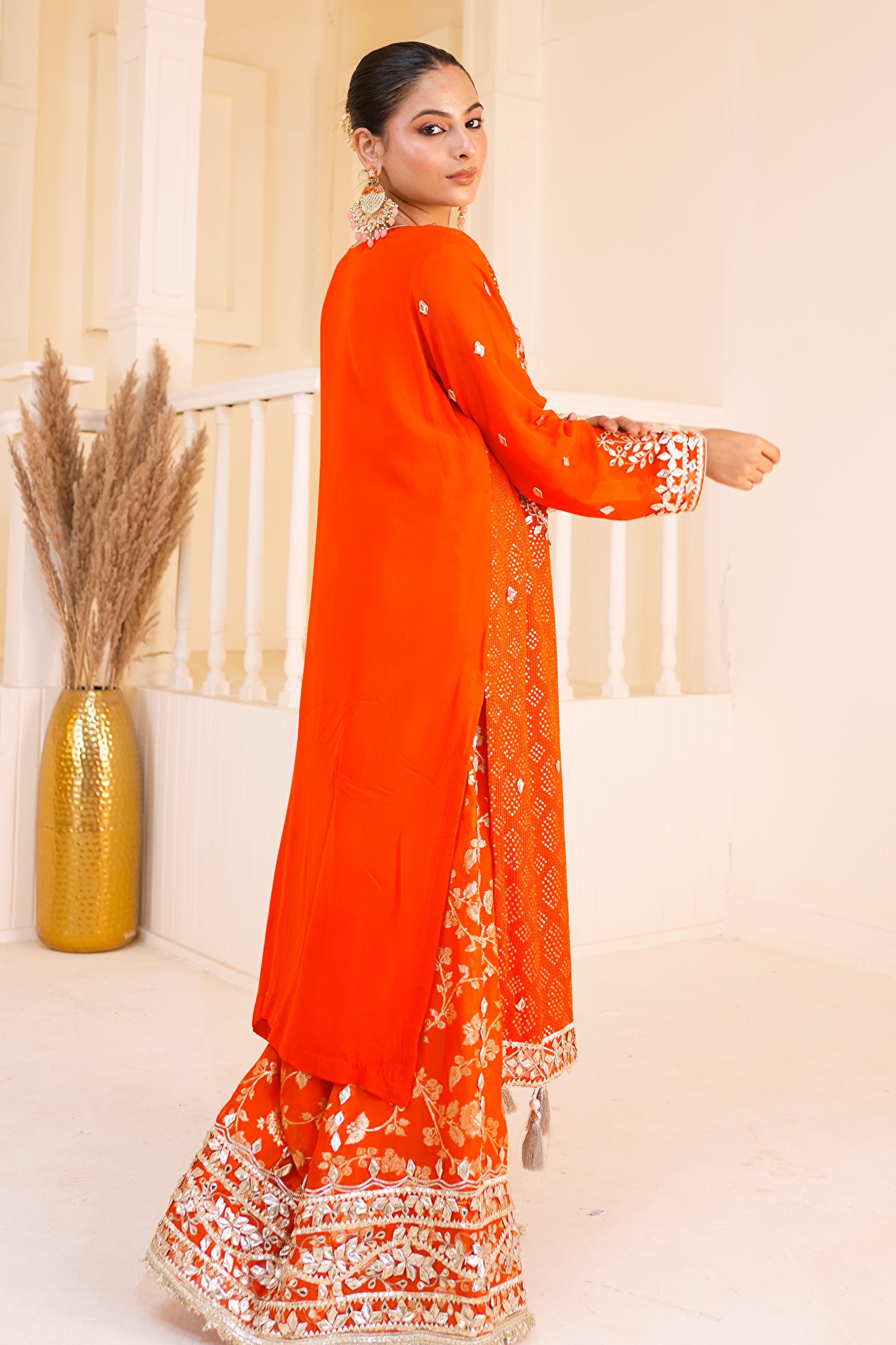 Kesariya Noor Sharara Set