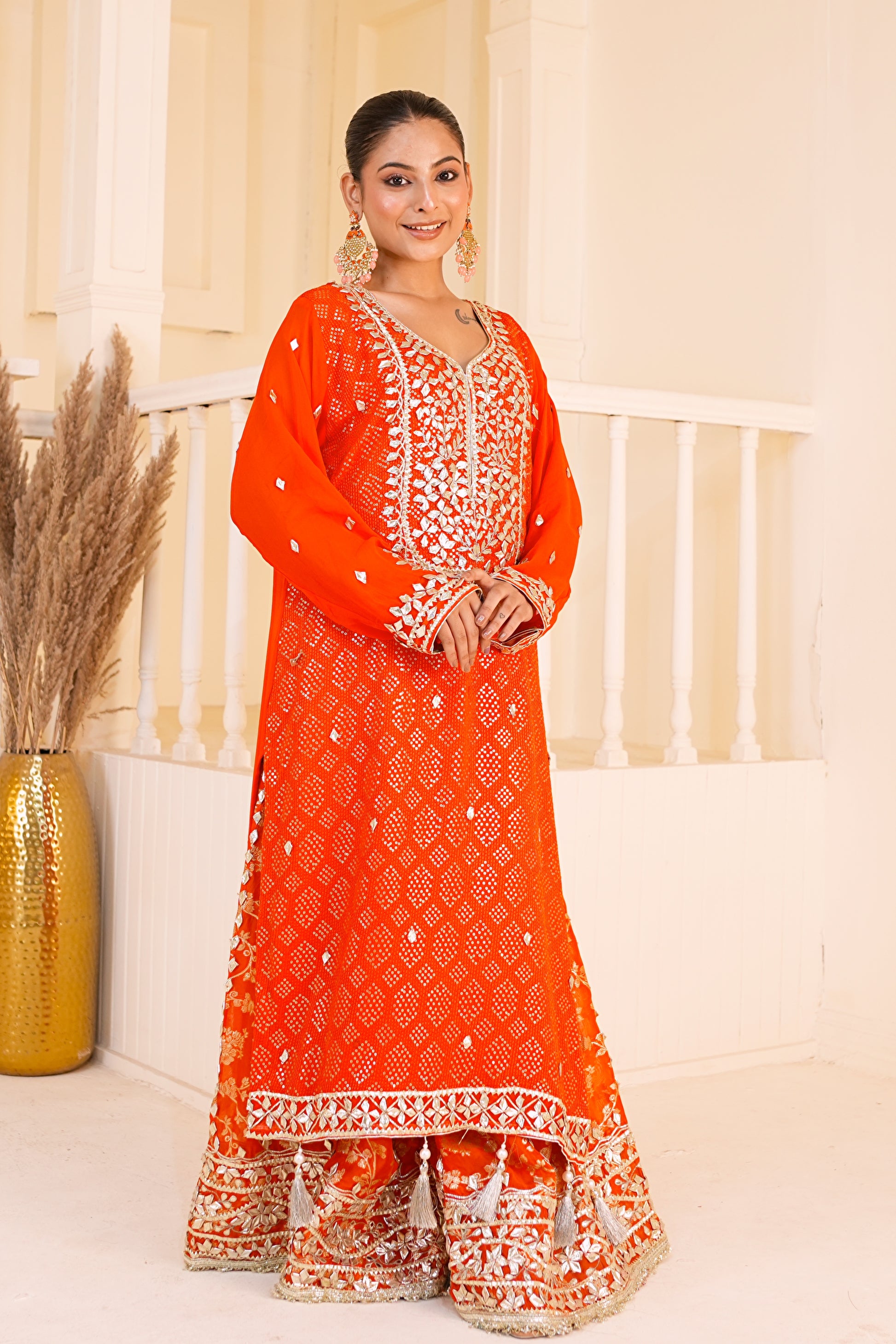 Kesariya Noor Sharara Set