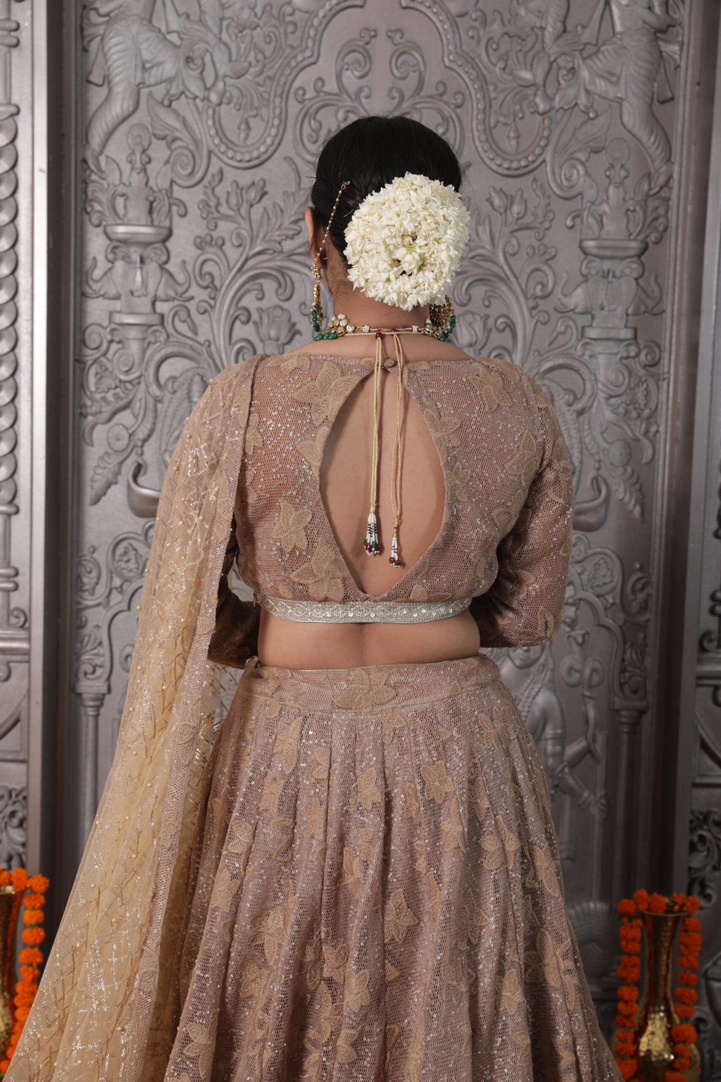 Ethereal Bronze Bridal Lehenga