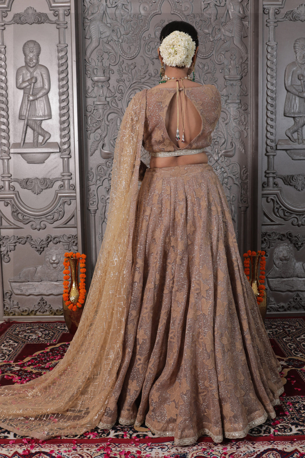 Ethereal Bronze Bridal Lehenga
