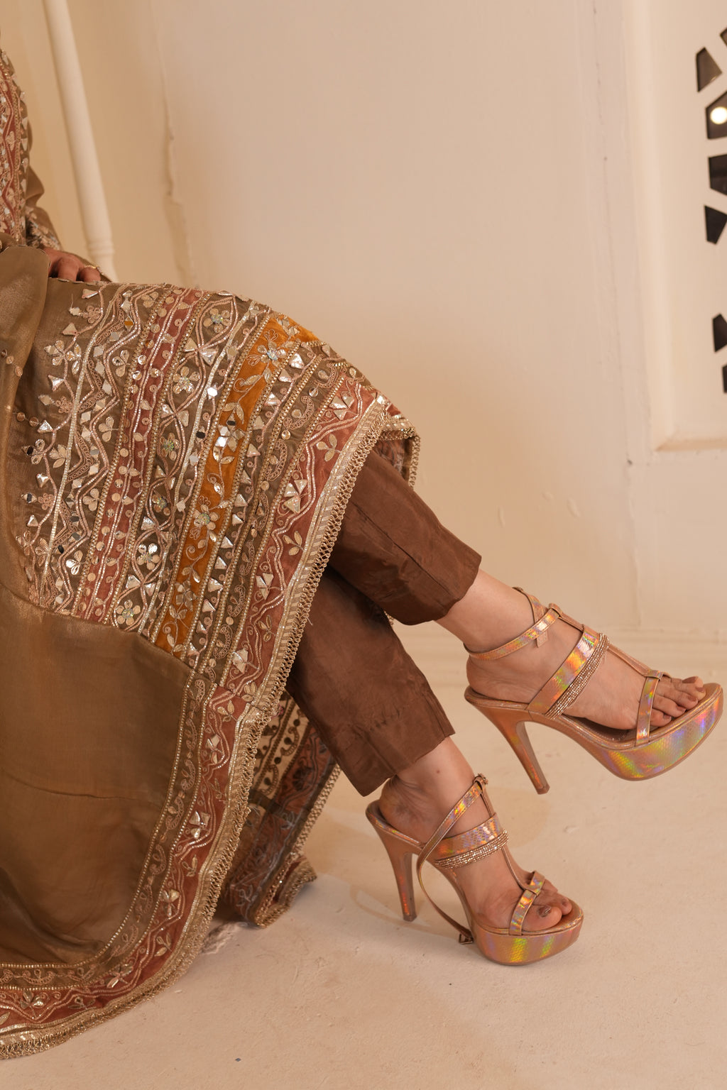 Noor-e-Zaitoon Anarkali Set