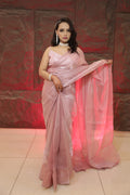 Blushing Elegance Jimmy Choo Saree