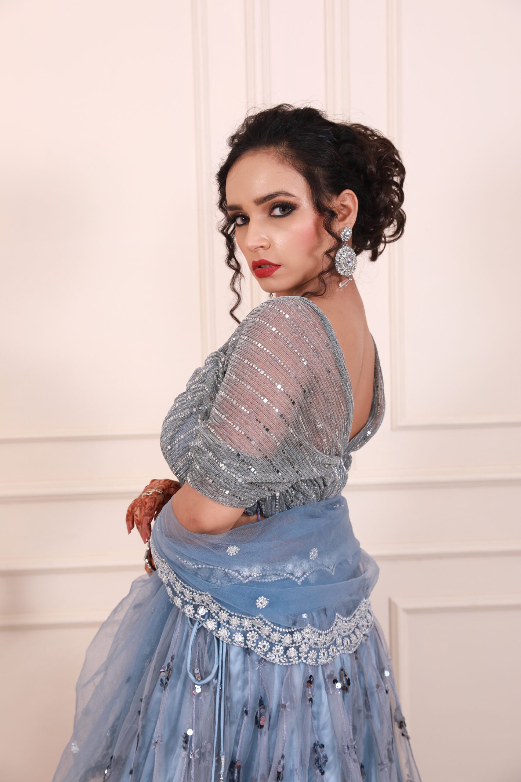 Grey Serenity Lehenga
