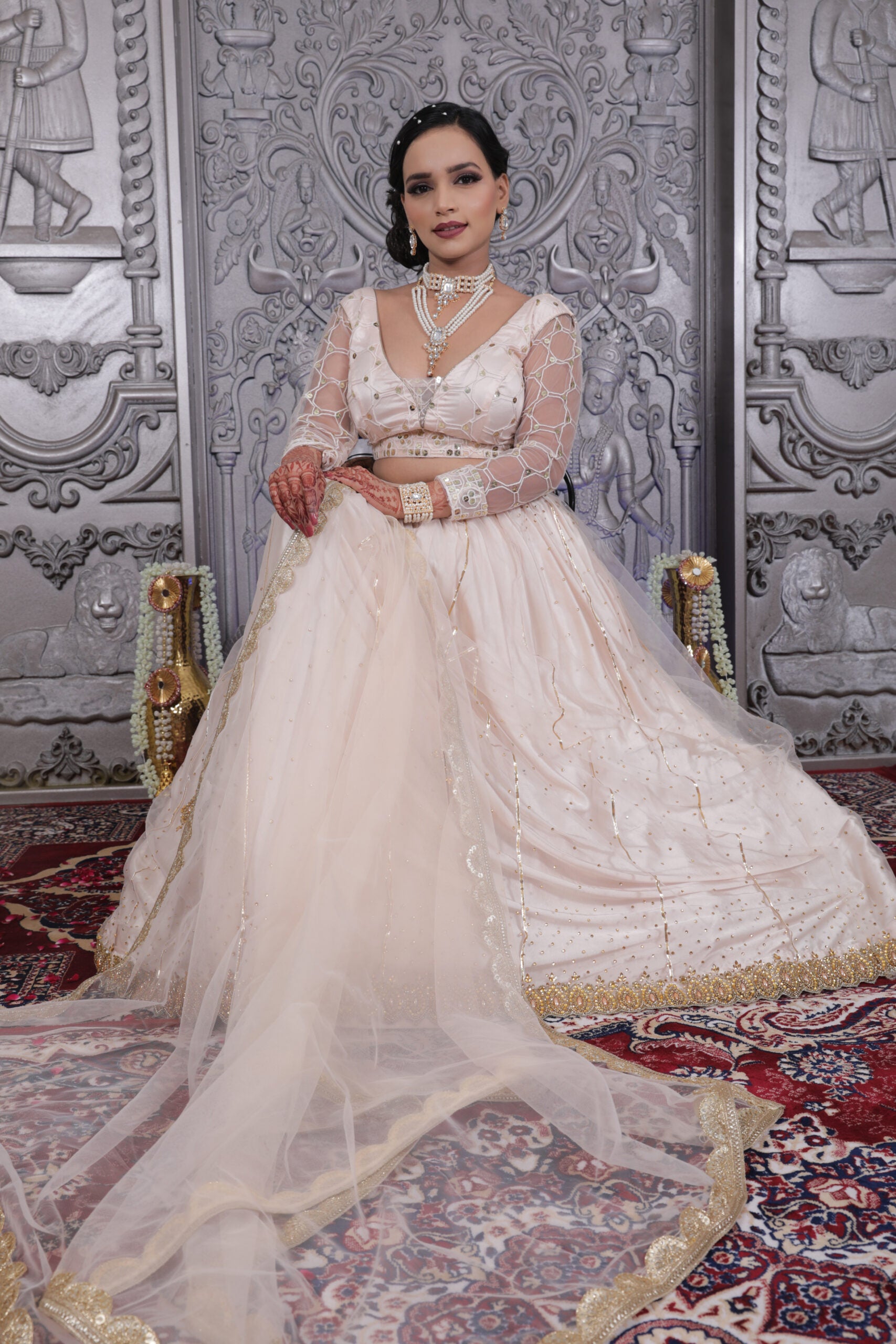 Blush Pink Radiance Lehenga