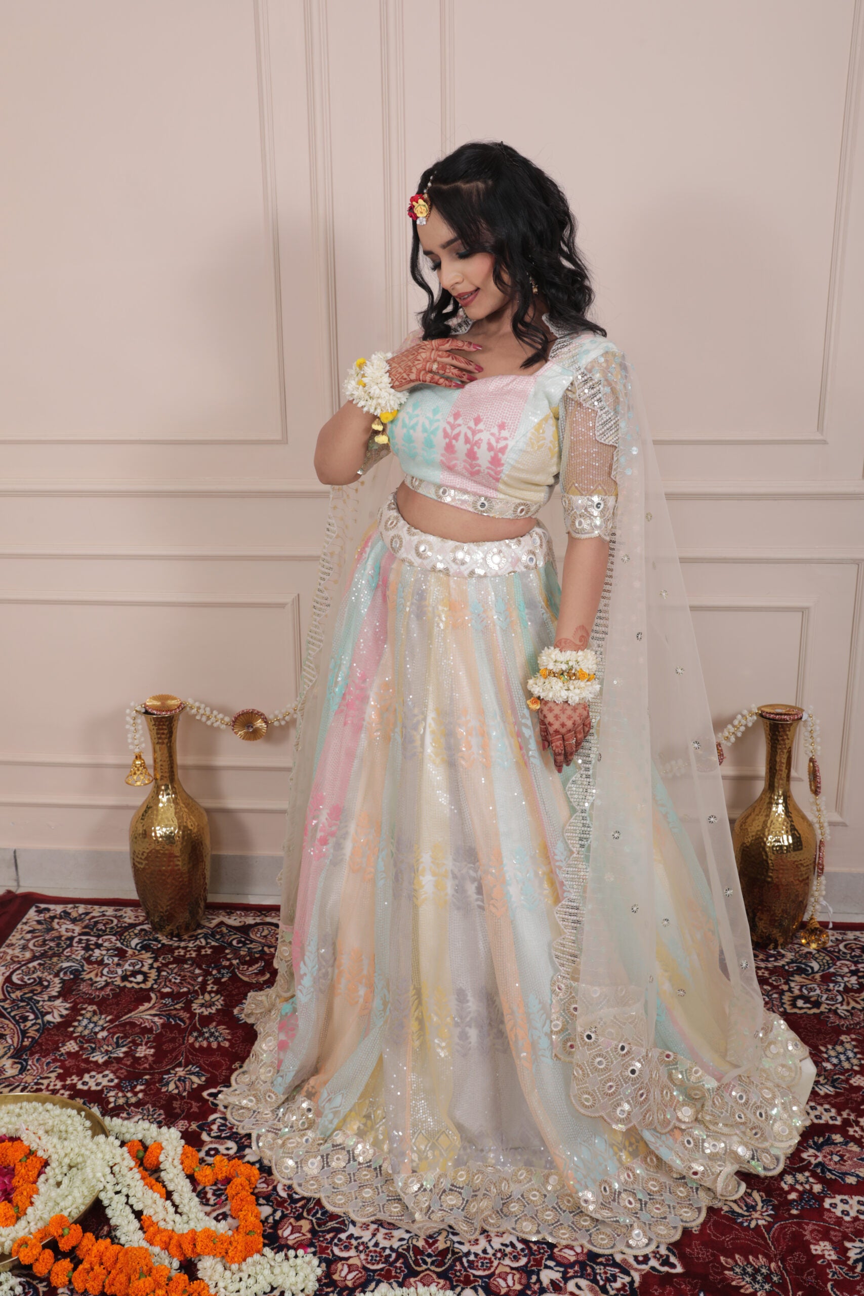 Sunshine Radiance Multicolor Lehenga