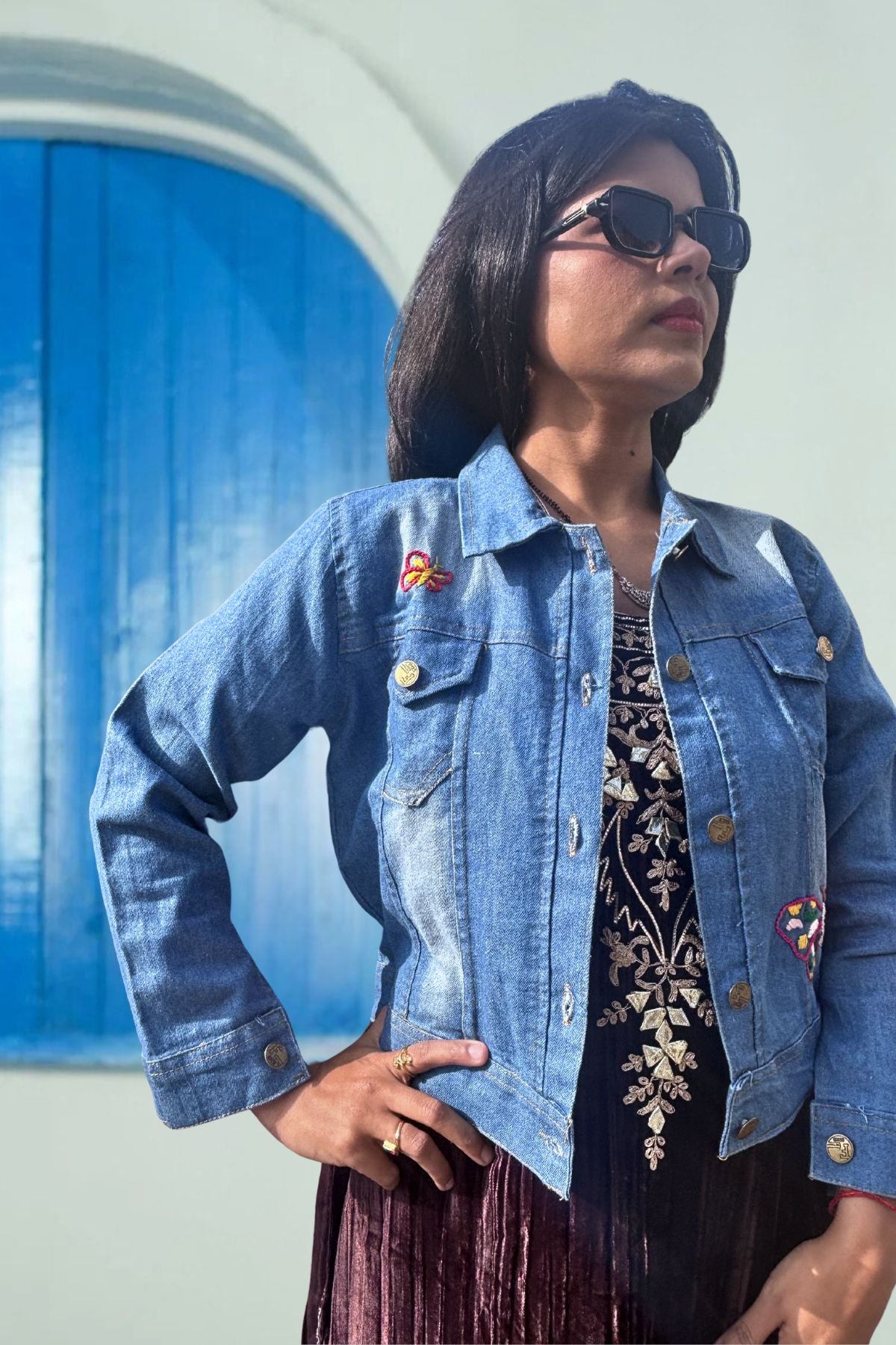 Butterfly Denim Jacket