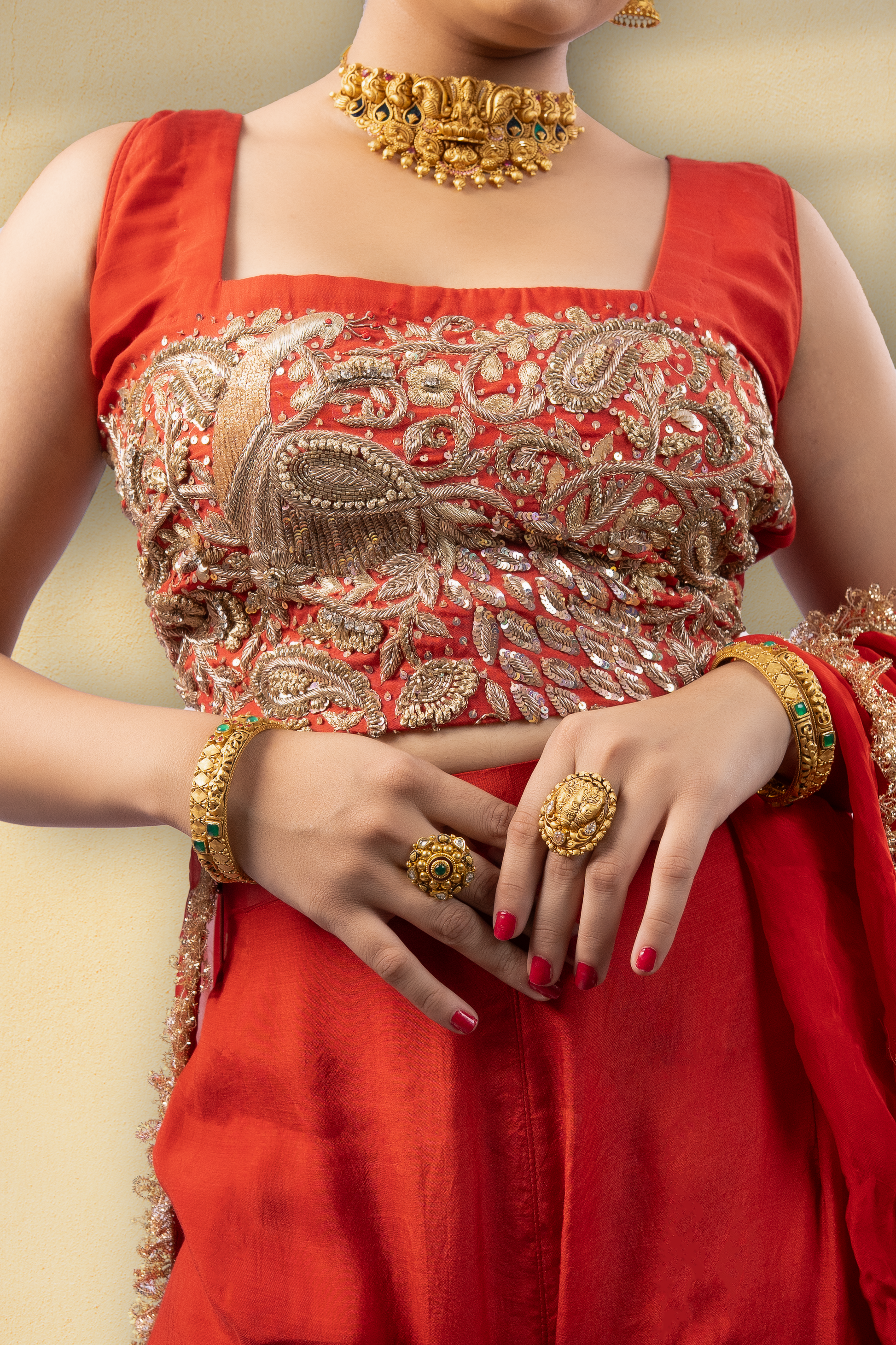 Zar-E-Surkh Sharara Set