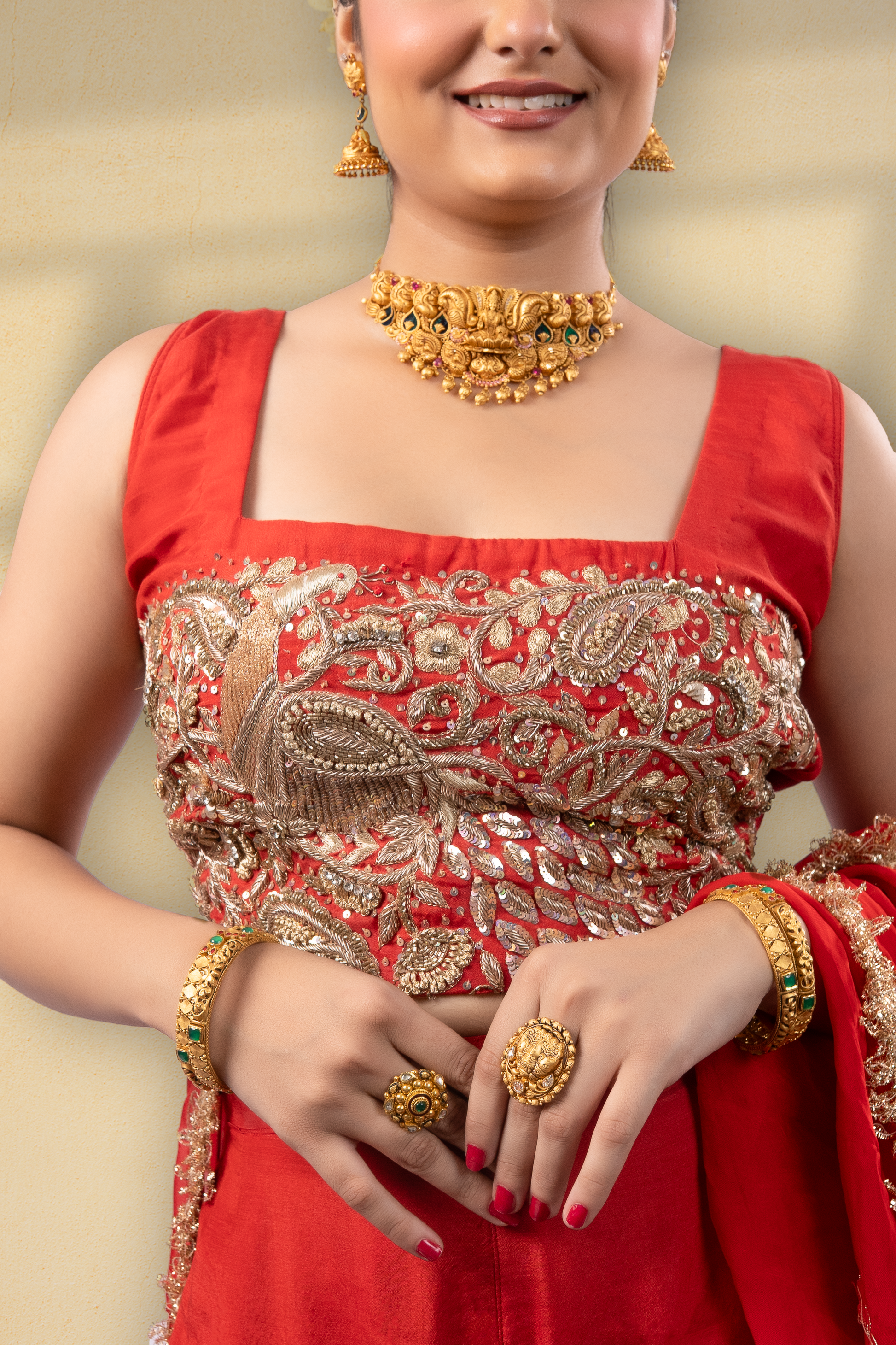 Zar-E-Surkh Sharara Set