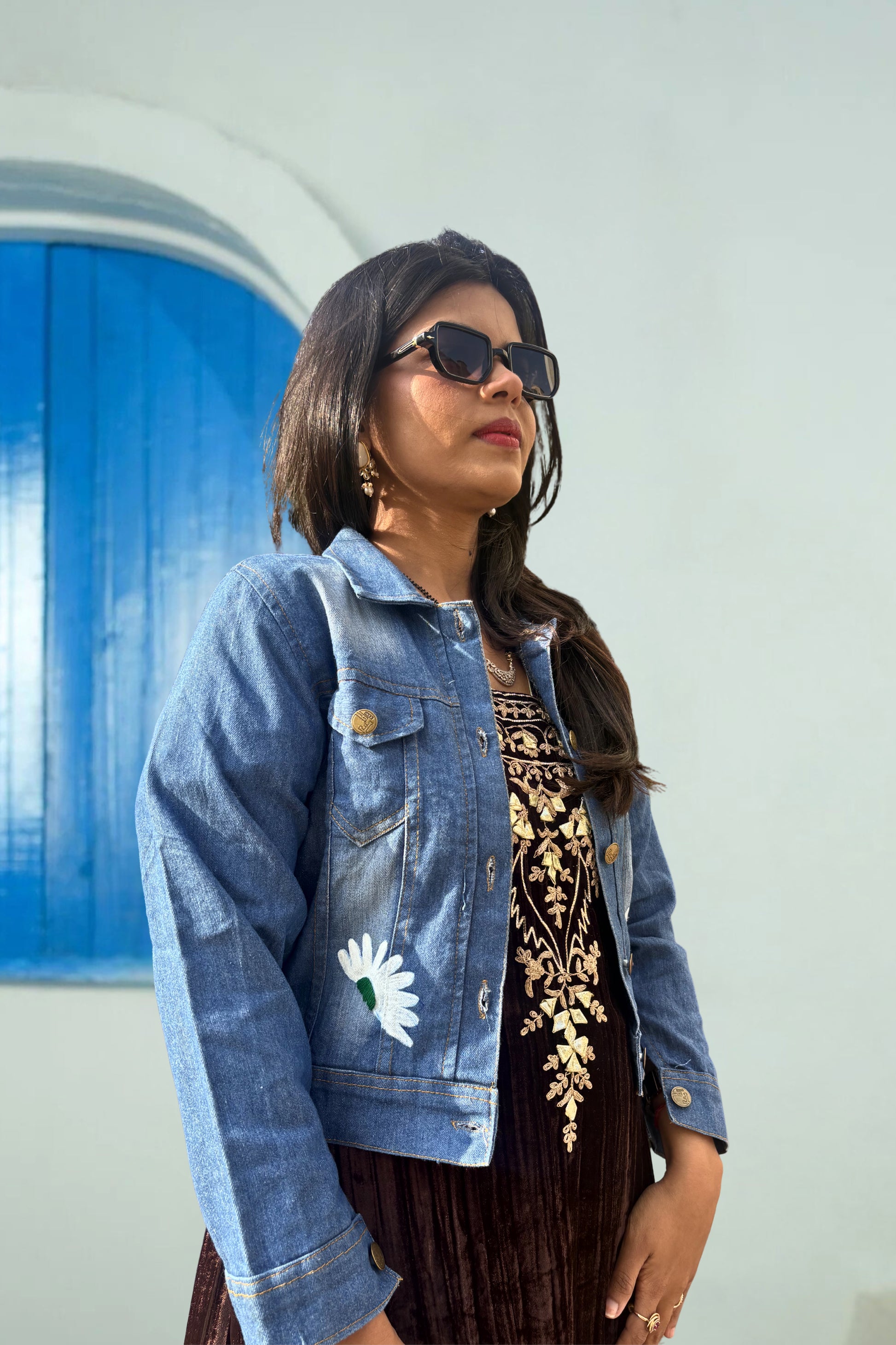 Blue Spring Denim Jacket