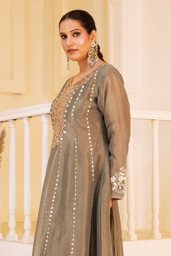 Fiza-e-Saadgi Anarkali Set