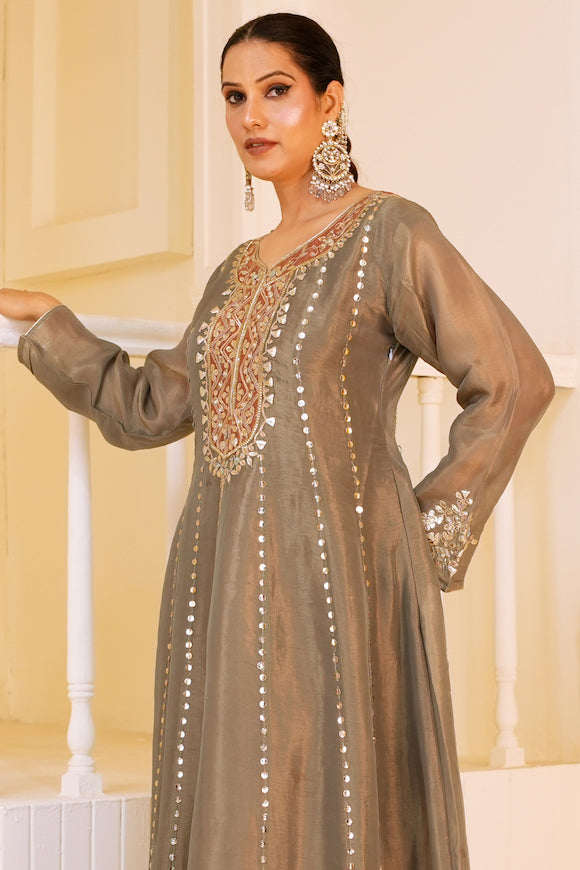 Fiza-e-Saadgi Anarkali Set